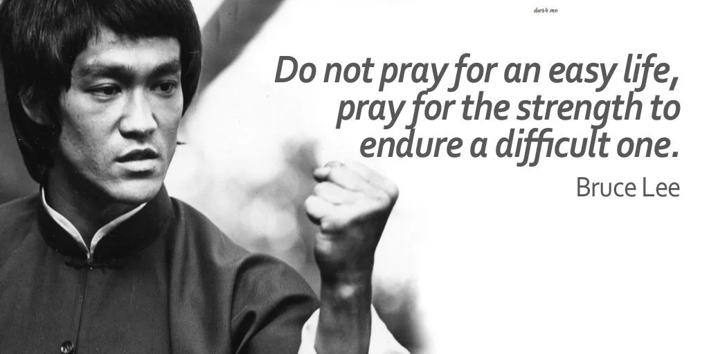 Bruce Lee and the Apostle Paul - both prayerfully kicking butts all over Asia.