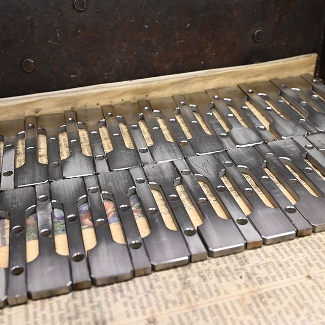 Making some thumb tabs this morning.  One component in an assembly that we do.  #stollenmachine #instamachinist #engineering #manufacturing #madeinusa