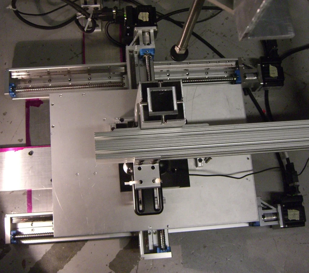 XY stage overhead.JPG