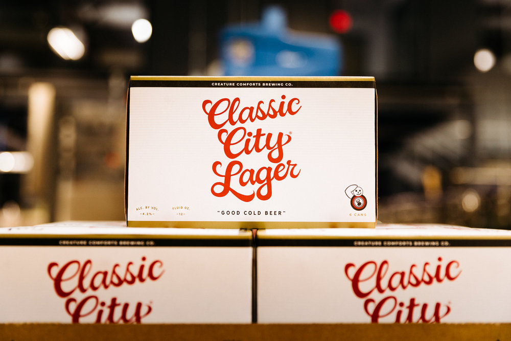Classic City Lager 6 pack cartons