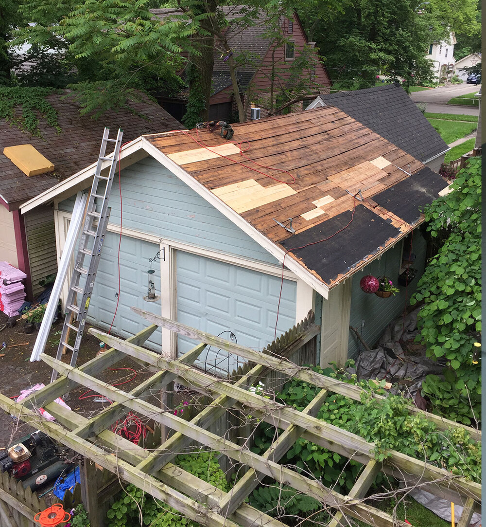 Roof Deck Repair & EPDM Install in Ypsilanti Neighborhood Roofing