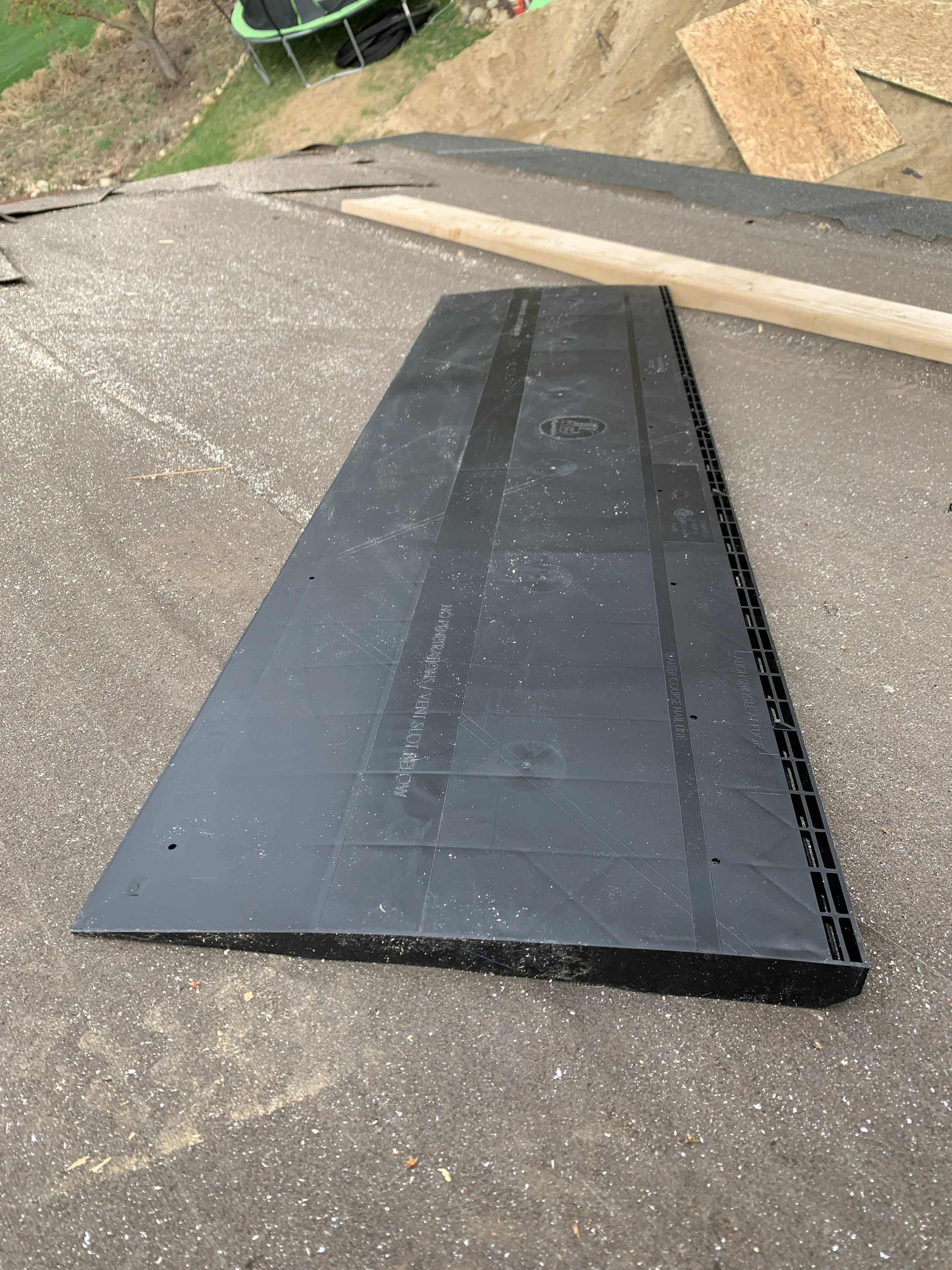 Shingle Over Intake Edge Vent