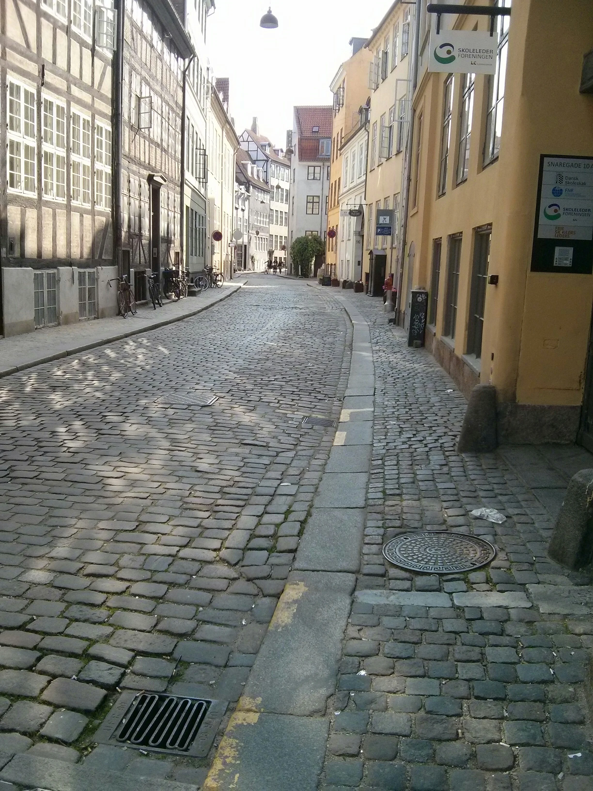 just a lovely pieceful street in the heart of copenhagen