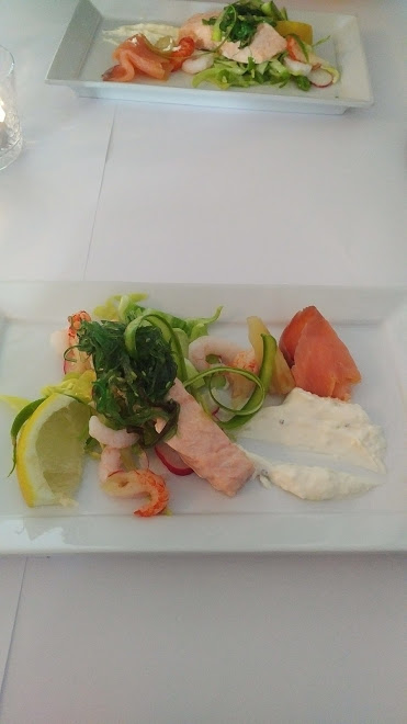fancy dinner at the dinning room, yes, the food was delicious.