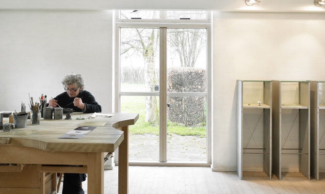 visit anette kraen in her workshop