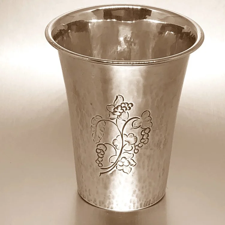 georg jensen small cup # 371A, below hallmarks of the small cup.