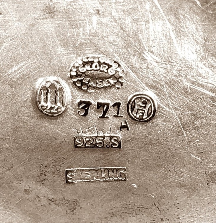 Silver plate marks identification