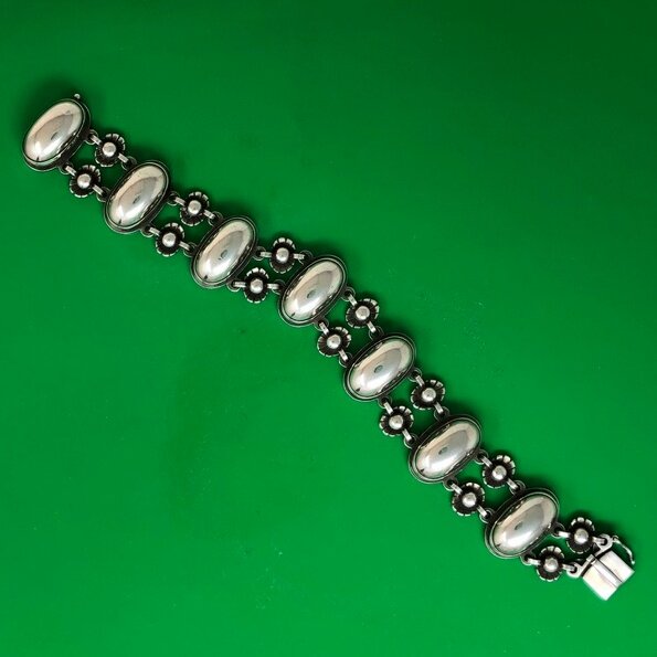 Georg Jensen Silver Offspring Link Bracelet | Bradleys The Jewellers