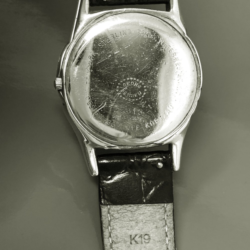 Vintage Georg Jensen Unisex Watch # 359, Sterling Silver With A