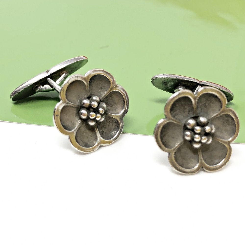 Vintage Georg Jensen Cufflinks # 46. — Jensensilver.com