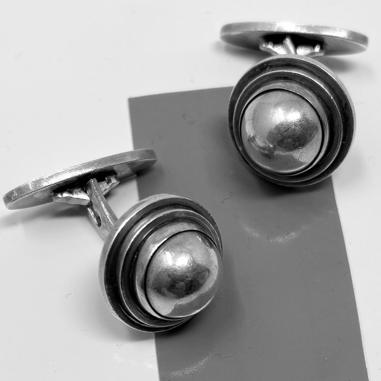   ジョージジェンセン カフス 44H シルバー ストーン Georg Jensen ジョージジェンセン カフス 44H シルバー ストーン
