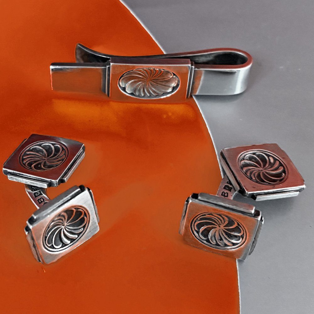 Cufflinks and Tiebars — Jensensilver.com