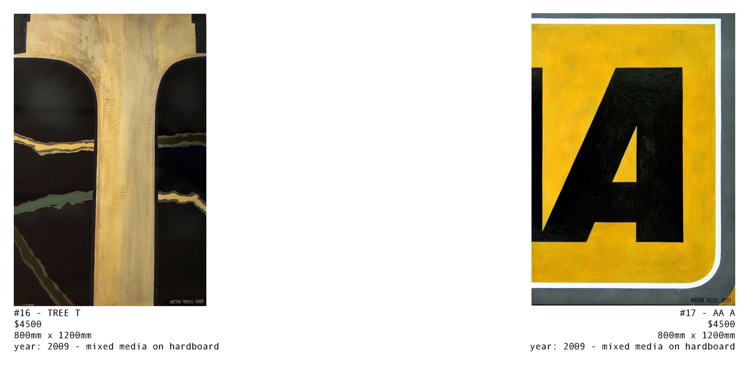 Weston Frizzell Exhibition - 'TAUPO' catalog