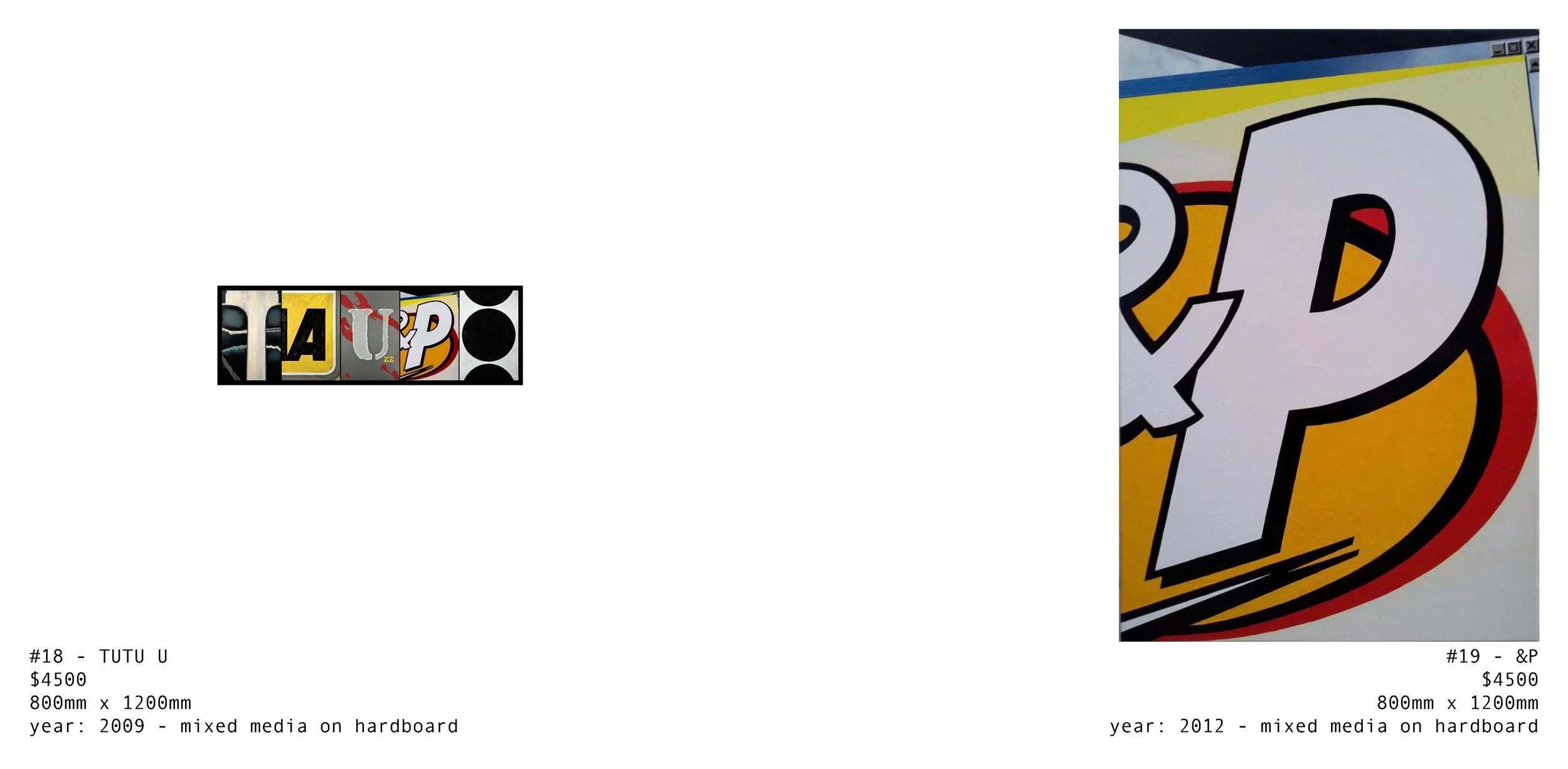 Weston Frizzell Exhibition - 'TAUPO' catalog