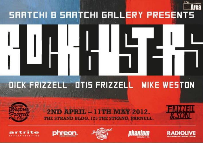 Blockbusters Exhibition. Dick Frizzell, Otis Frizzell And Mike Weston