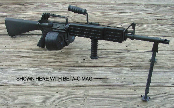 VK1-274 COLT M16A1 FACTORY 5.56mm SELECT FIRE LMG TYPE MACHINE GUN