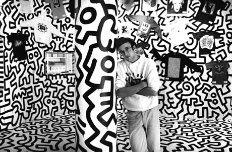 ... some subway & black & white Keith Haring