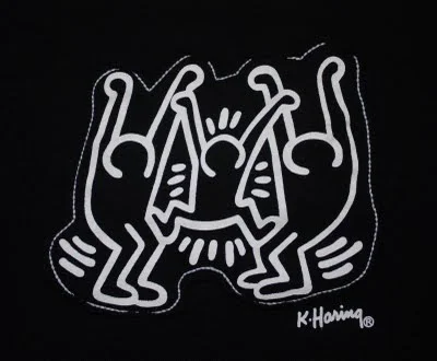 ... some subway & black & white Keith Haring