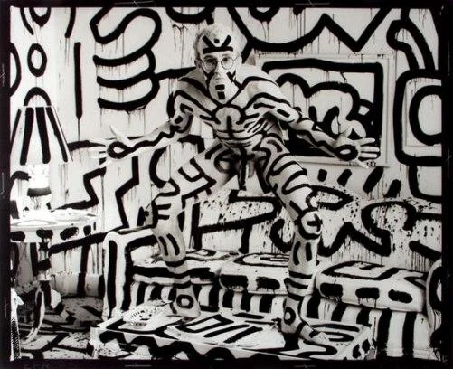 ... some subway & black & white Keith Haring
