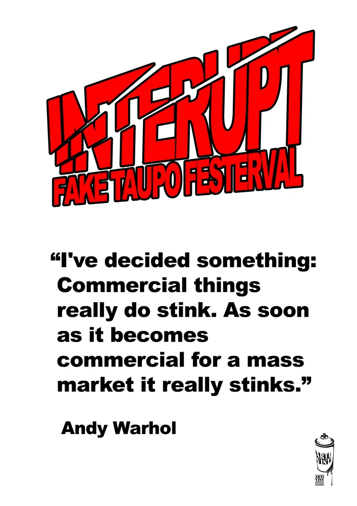 IntErupt >> Fake Taupō Festerval >> unofficial posters