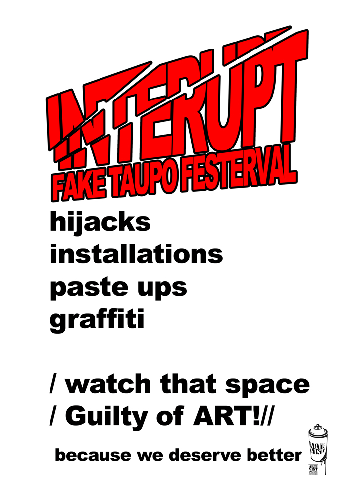 IntErupt >> Fake Taupō Festerval >> unofficial posters