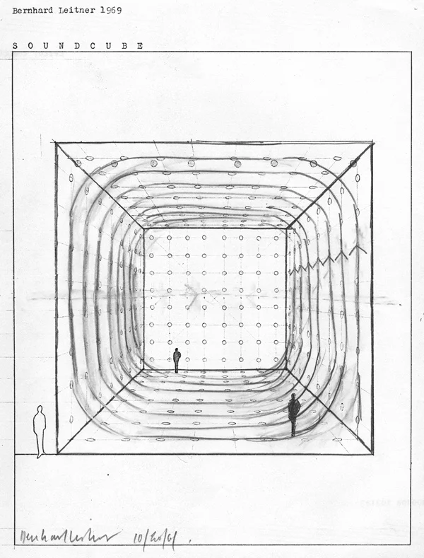 Bernhard Leitner’s Soundcube, 1969
