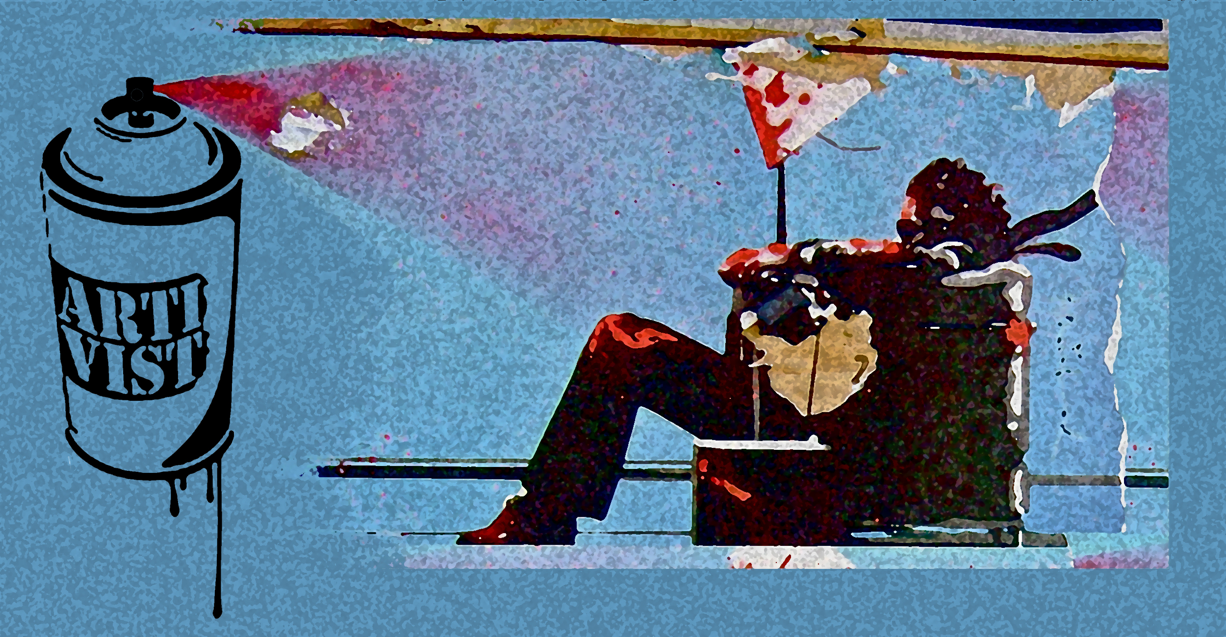 ARTIVIST : creative slogans / graphics & spray video intro <<<