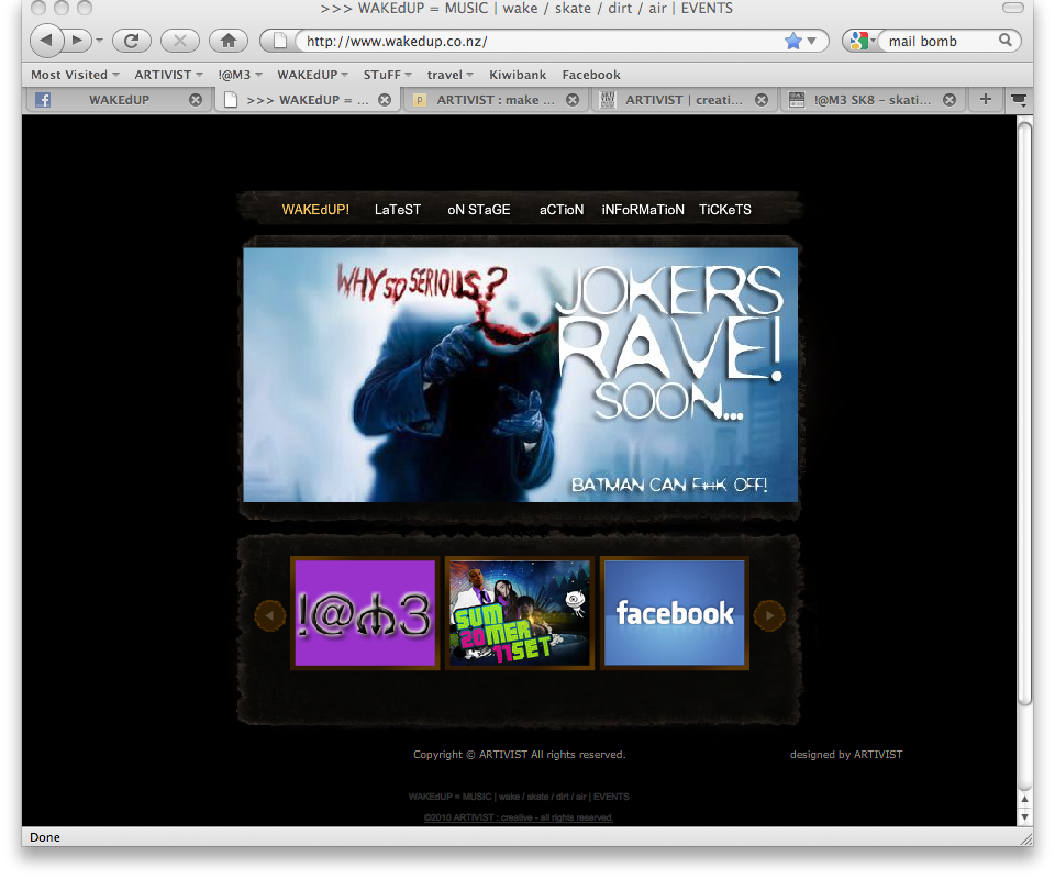 WAKEdUP website <<< new intro to WHY SO SERIOUS?