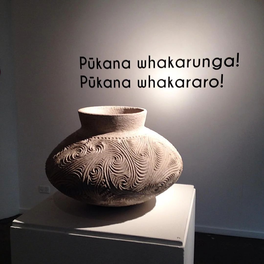 Stevei Houkamau 'Ipu Whenua', 2017 white raku clay