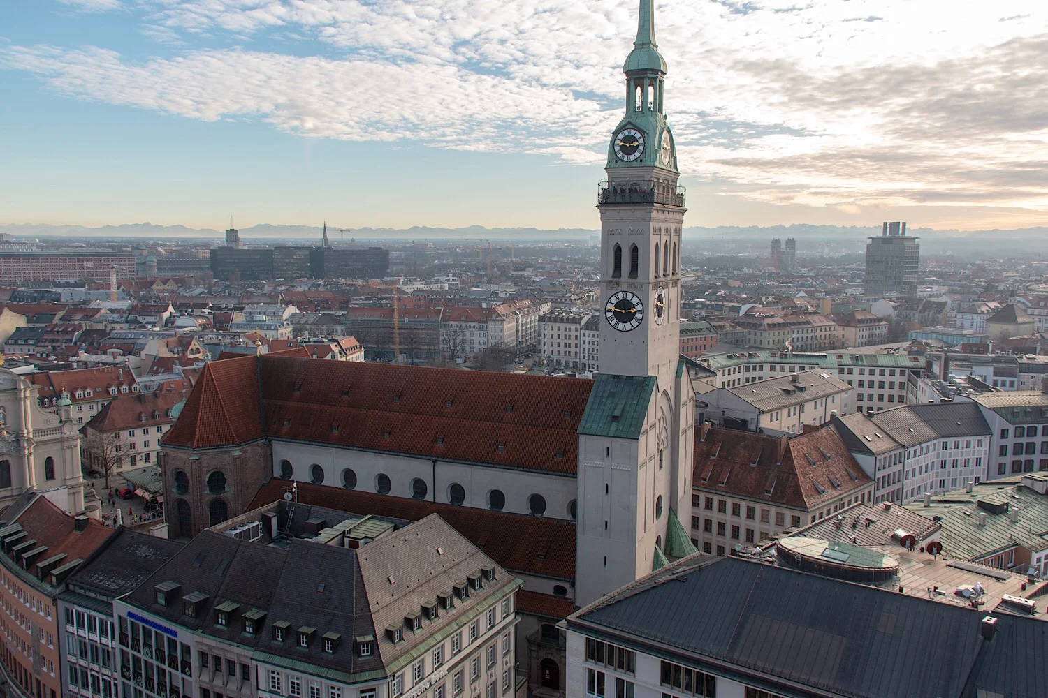 Blick aus dem Neuen Rathaus