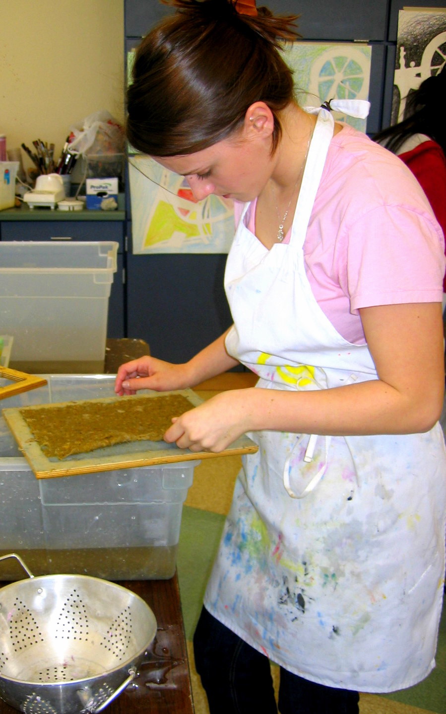 Art Class: Papermaking with Pineapple