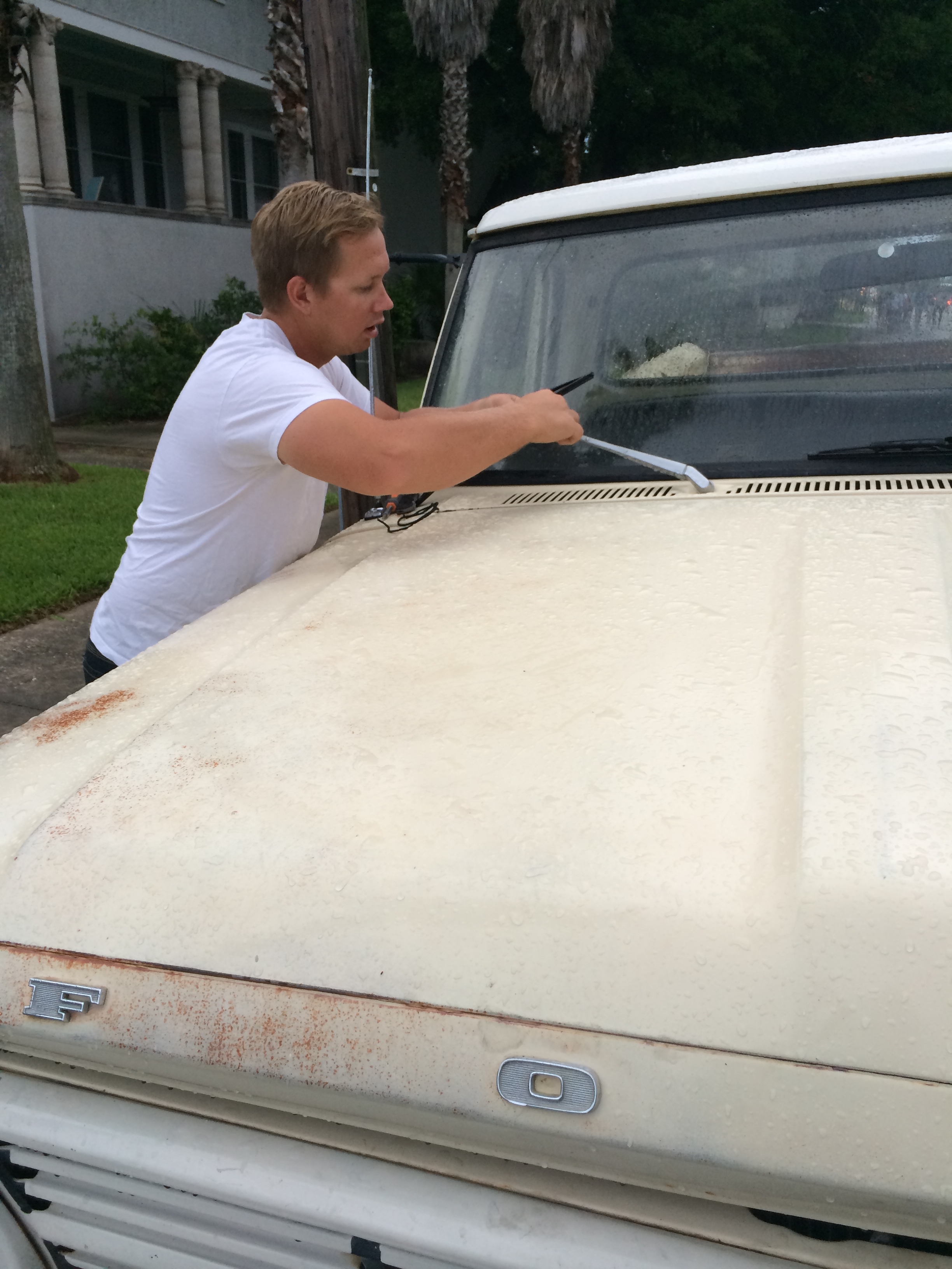 Took it for a spin right away... windshield wiper popped off... oops!