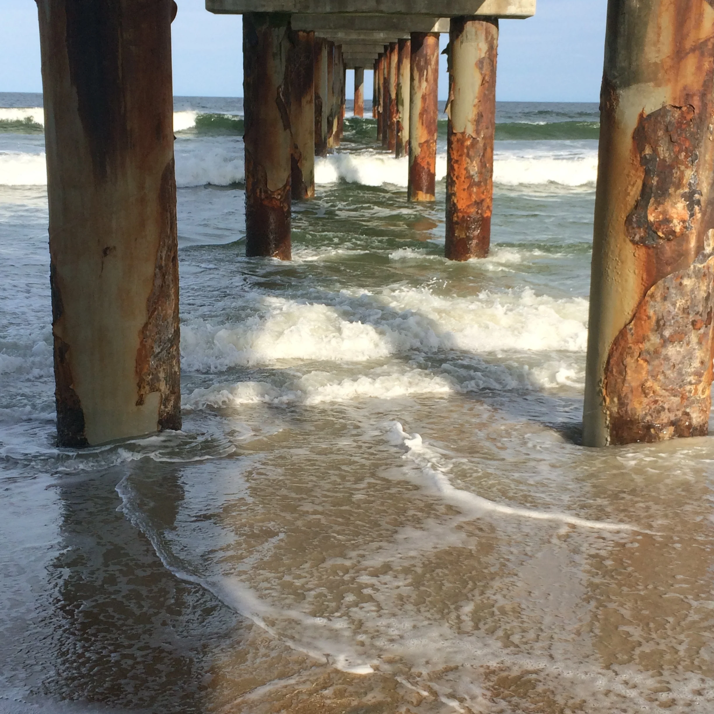 and walks at the beach