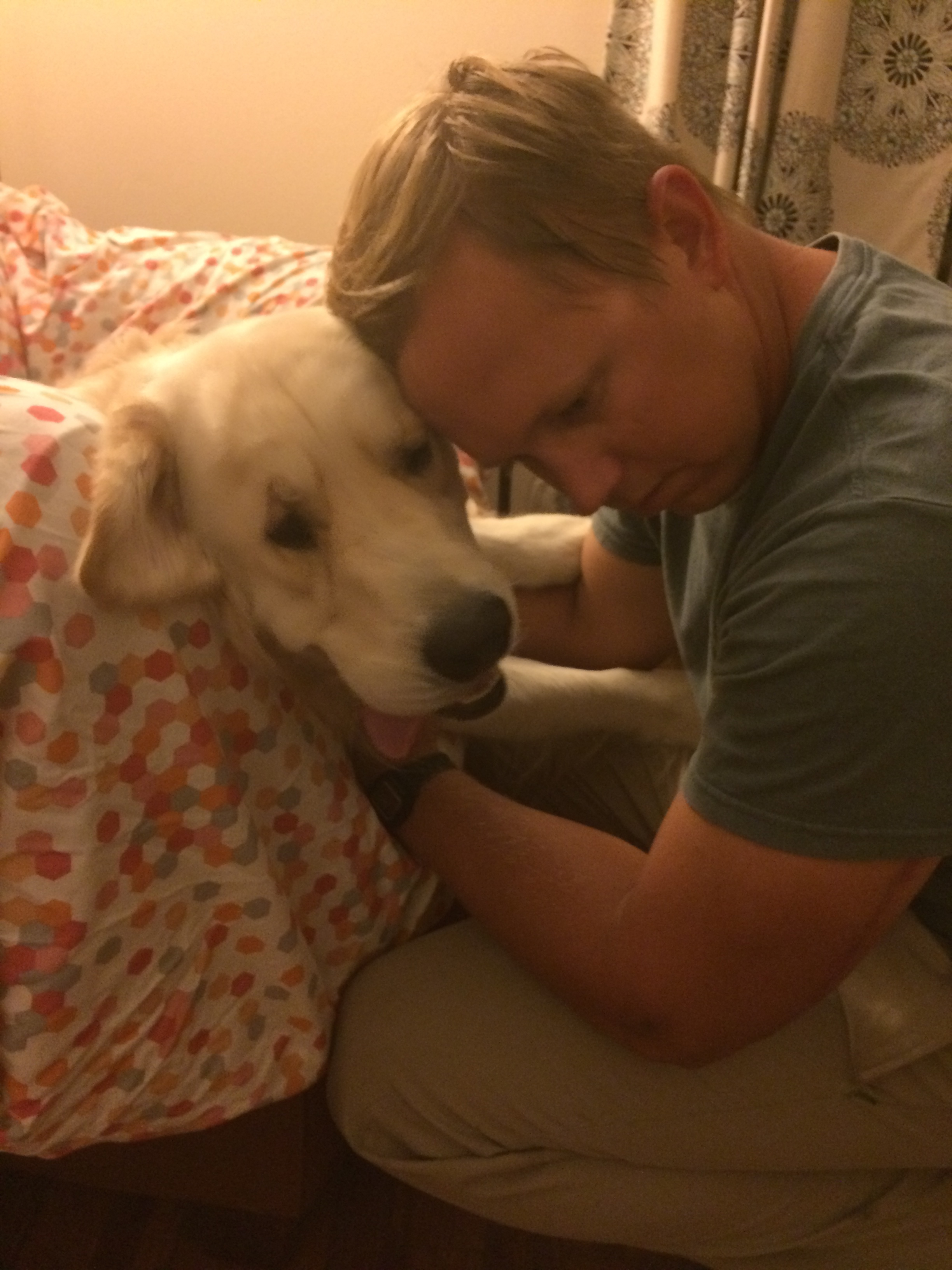 Our first night with Archie...