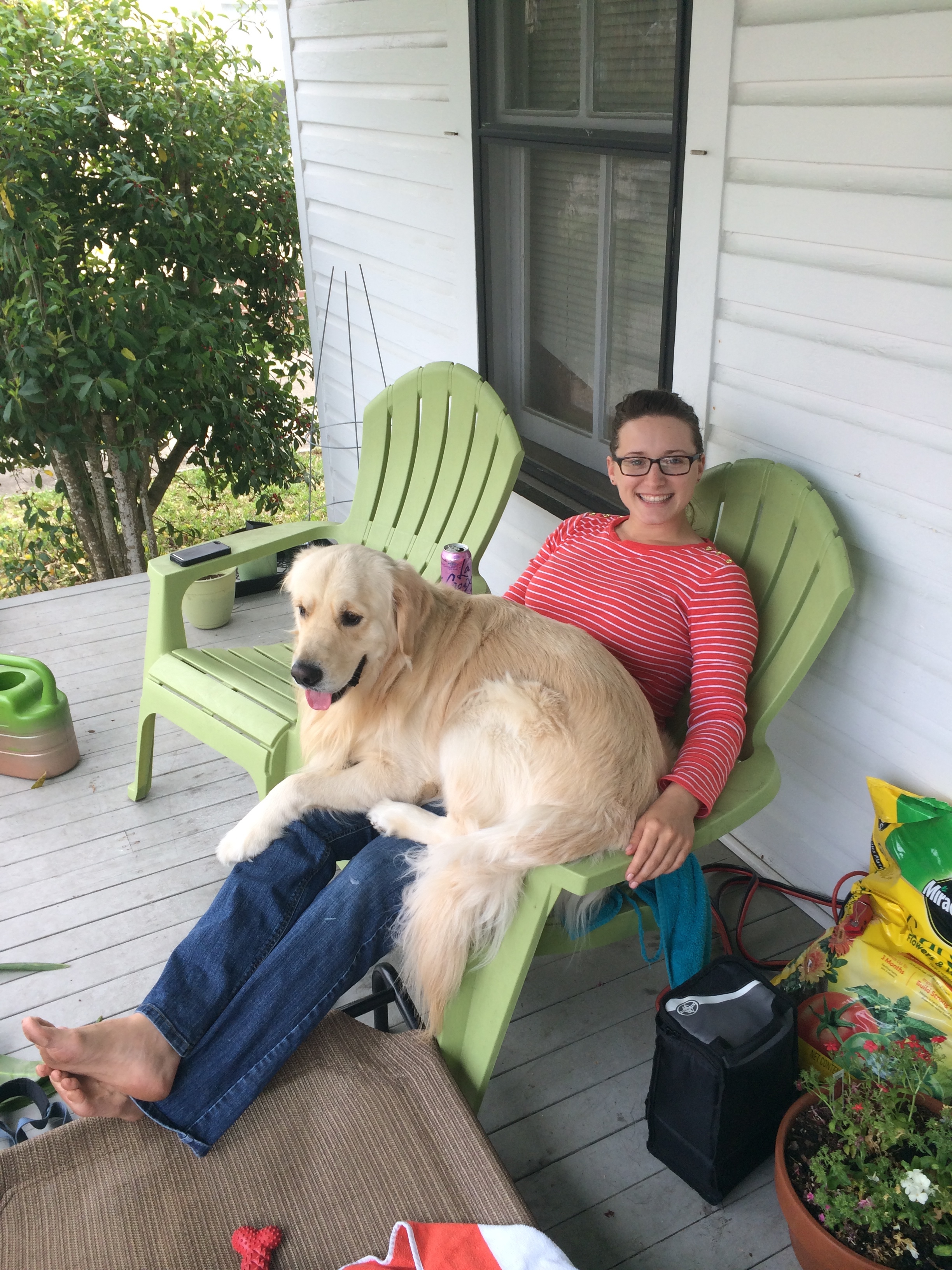 But this is where he has to sit.
