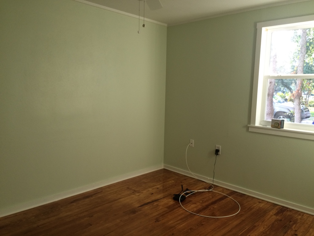 Paint, floors, and blinds are in... time for furniture!