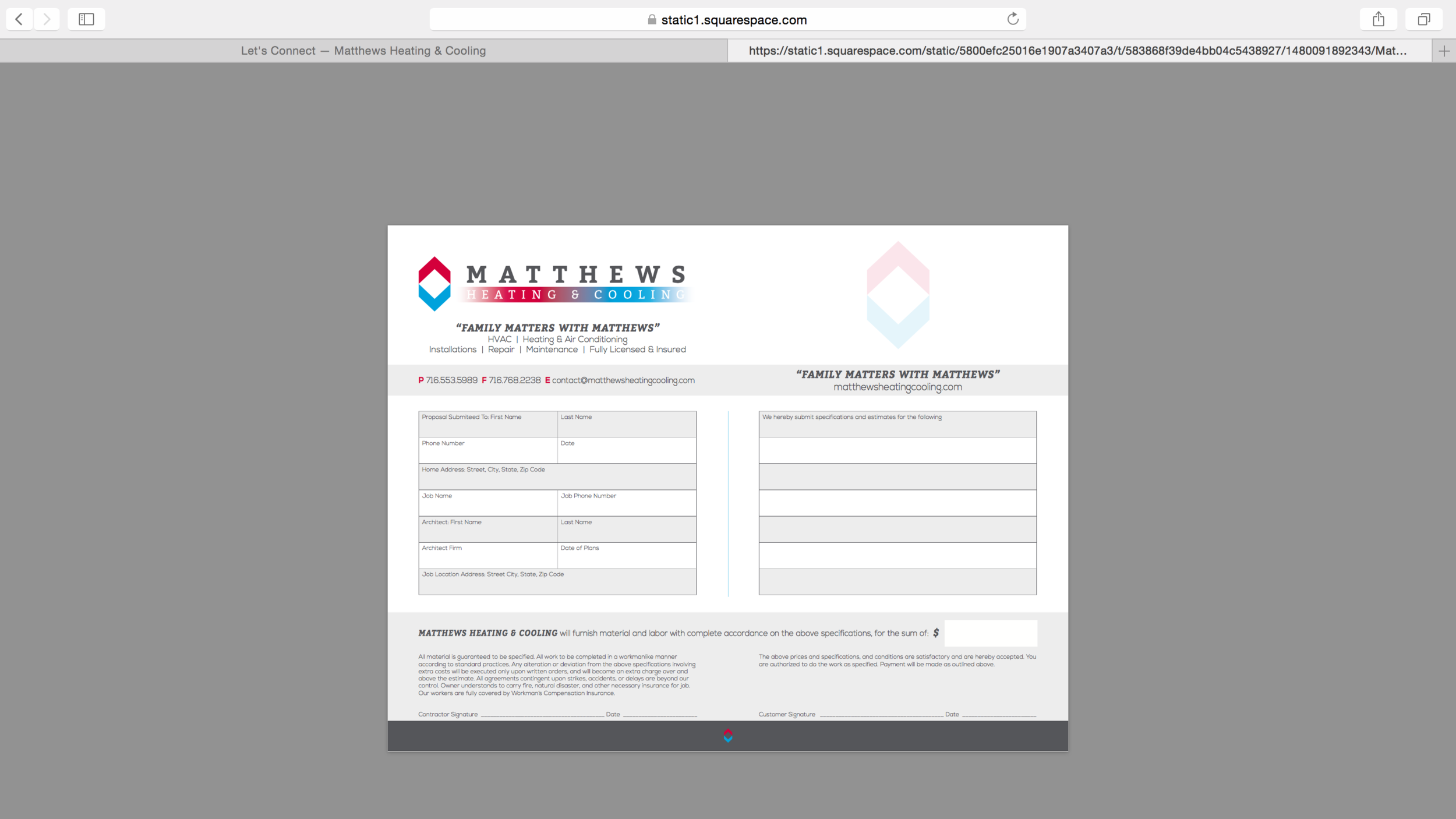 Matthews Heating & Cooling