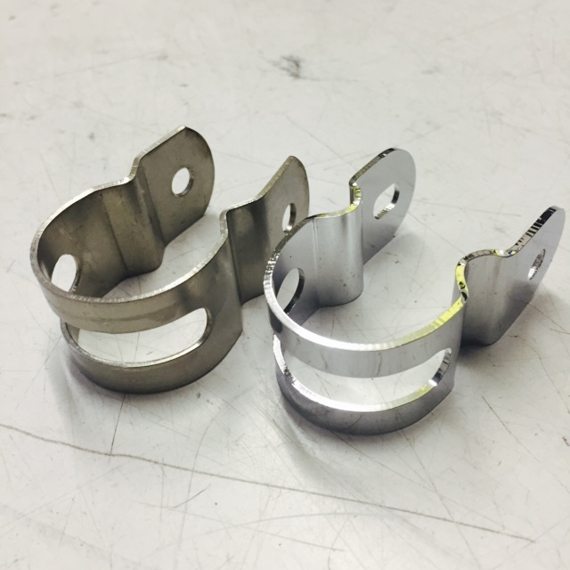 Elite lightweight tank clip stainless, chromed