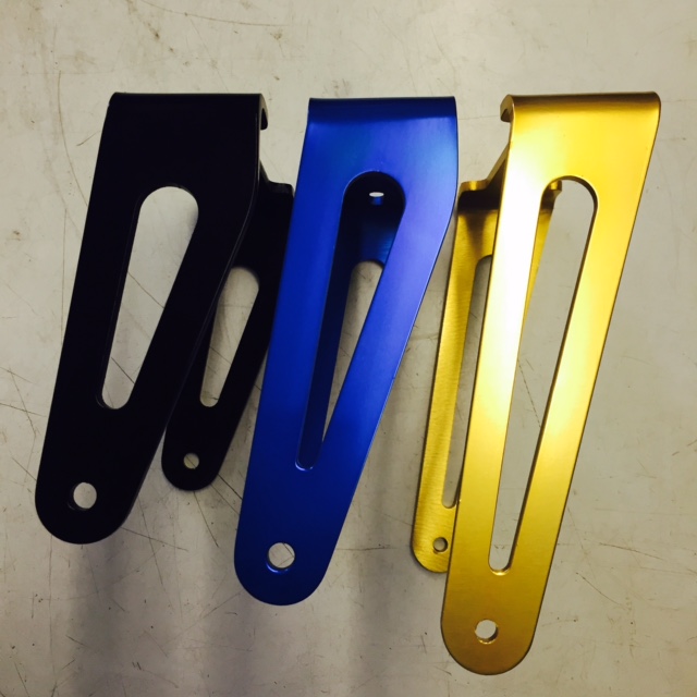 Elite alloy rear seat bracket. Layback 135mm, 155mm,180mm all colours