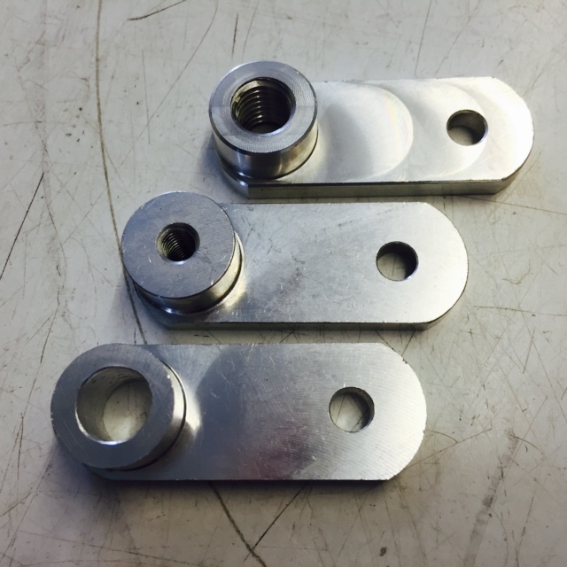 Elite brackets M10-6 threaded, M6-6 threaded, M10-6 plain