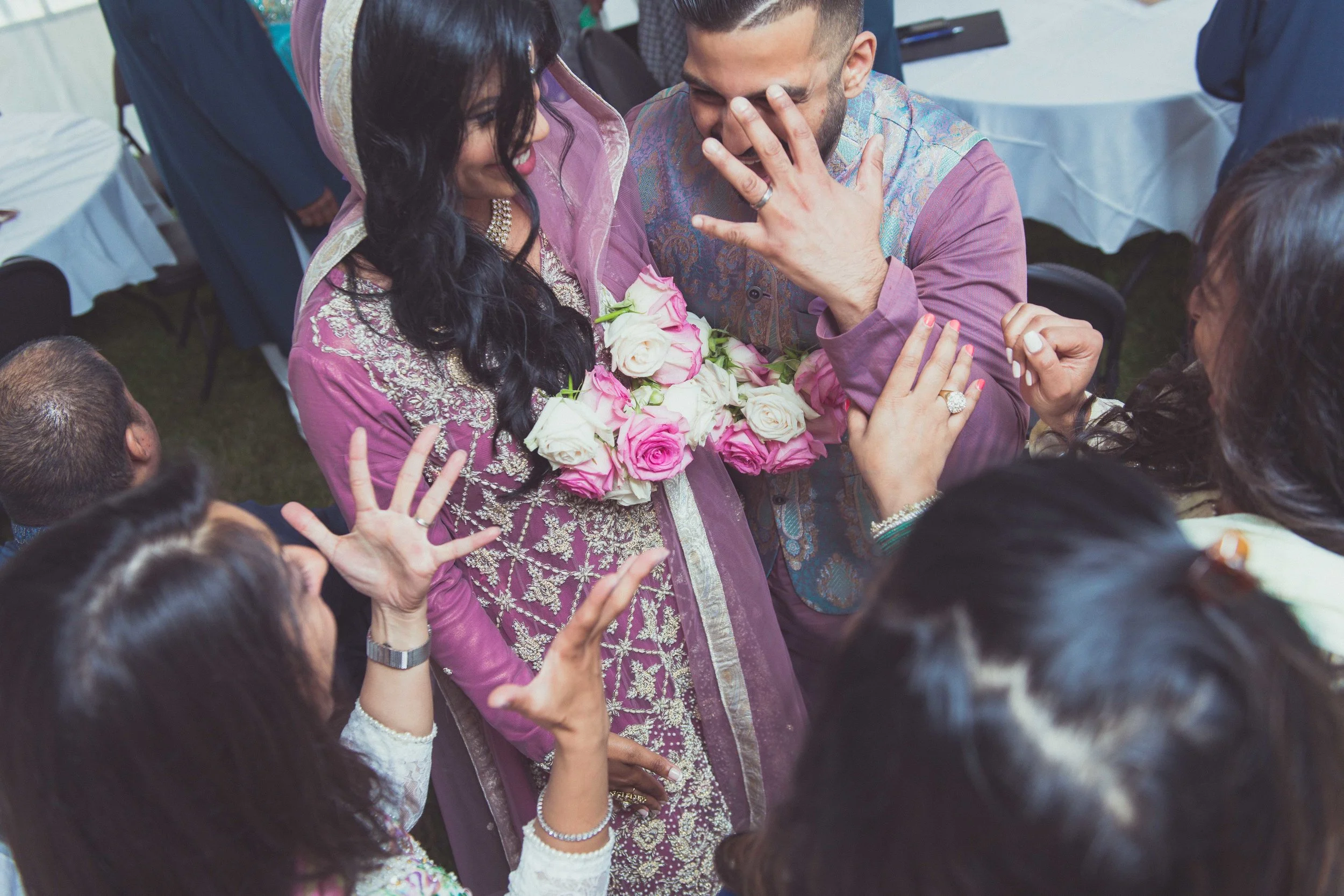 We're married!