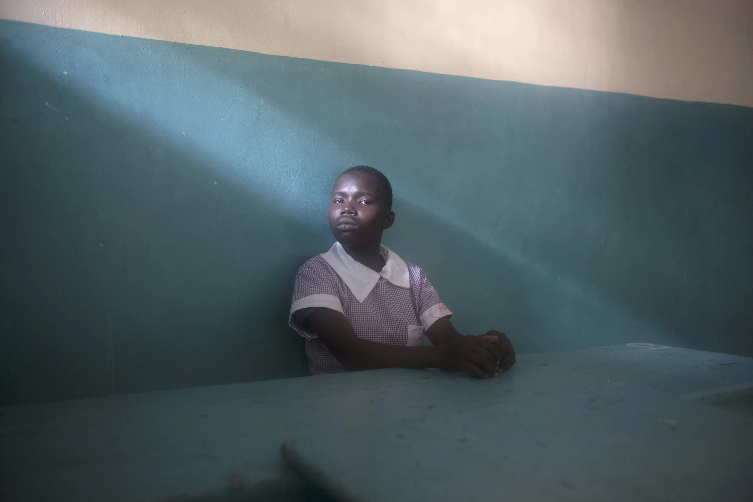  Cynthia, 16, is one of the girls that Florence has helped back in school. When Cynthia was 13 years old, she was raped. The rape resulted in a pregnancy and today she has a child of 3 years that she also has to provide for.   Rape and sexual violenc