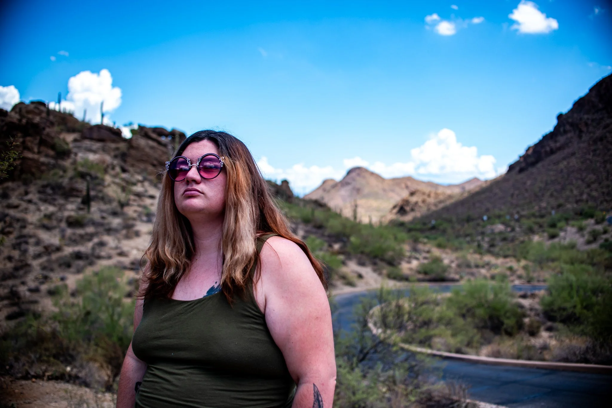 In the Arizona desert