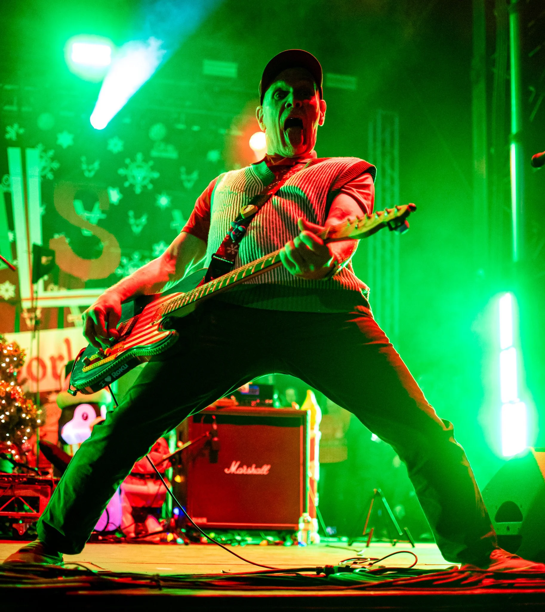 Warren Fitzgerald of The Vandals - Punk Rock Christmas, Chandler, AZ - Copyright 2025 Chris Ortiz