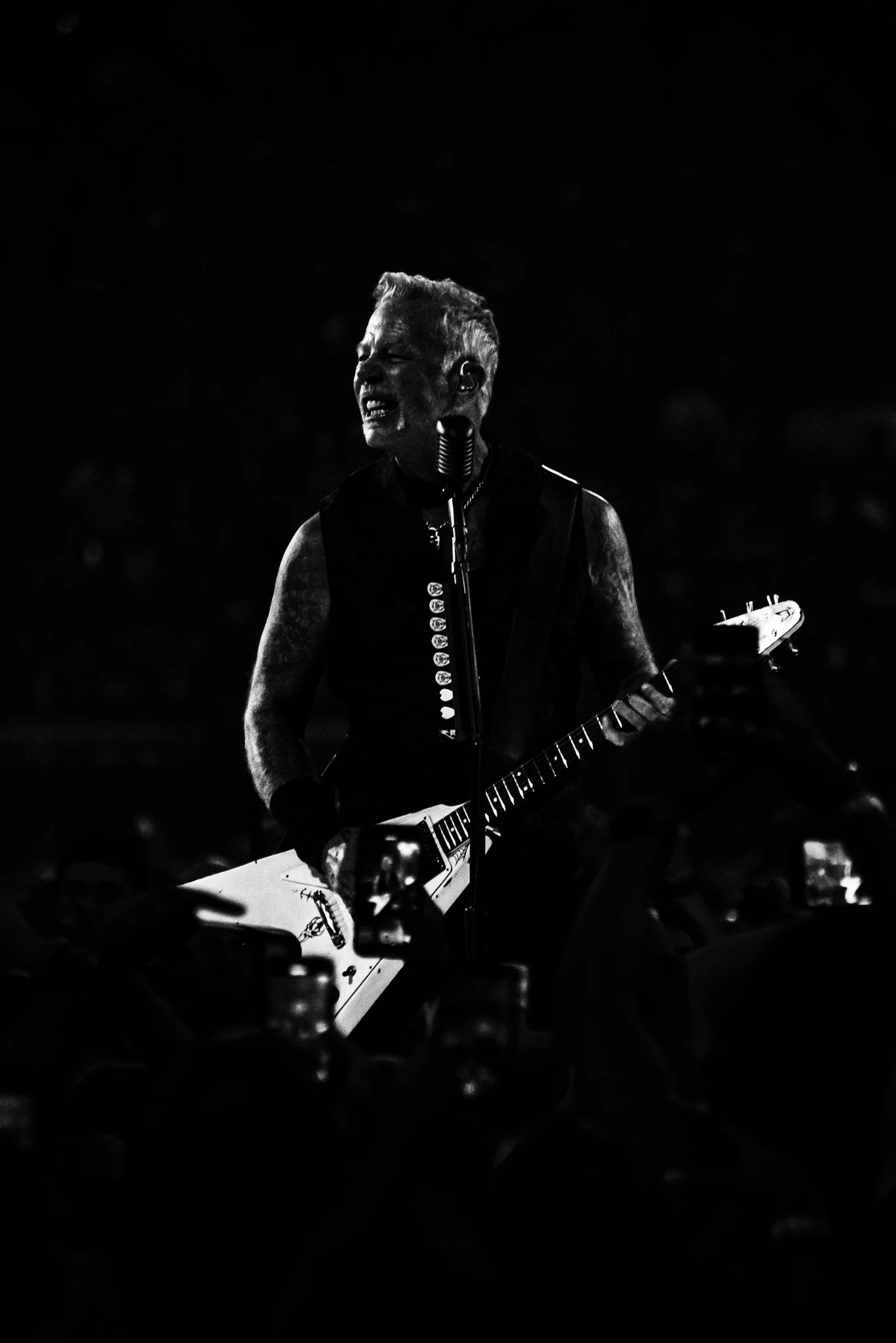James Hetfield of Metallica - M72 Tour, State Farm Stadium, Glendale, AZ - Copyright Chris Ortiz 2023