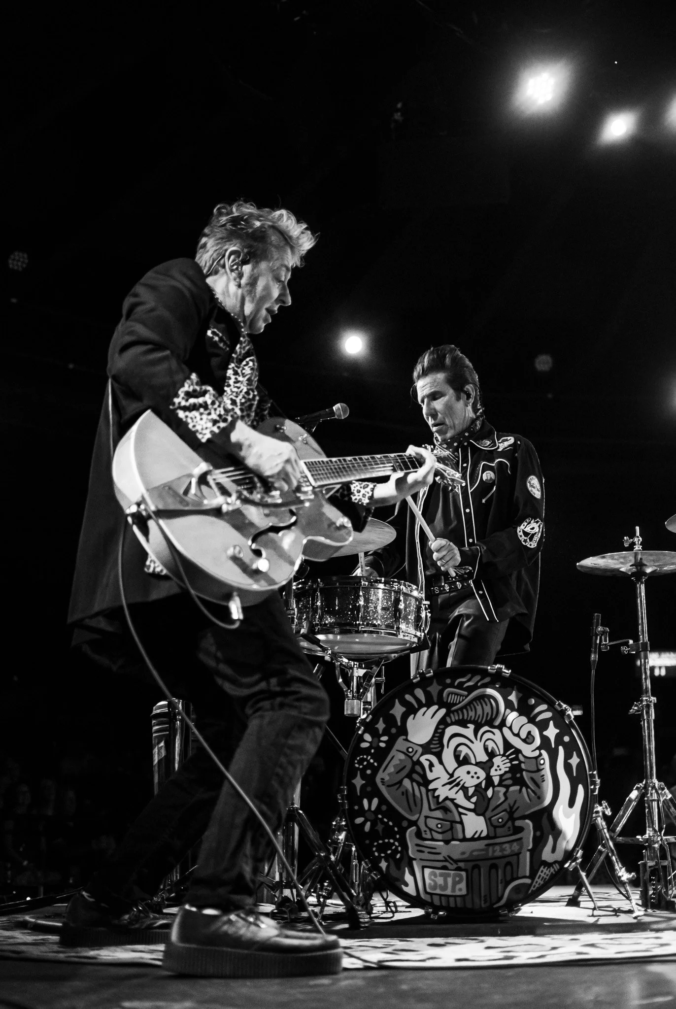 Brian Setzer and Slim Jim Phantom/Stray Cats - Celebrity Theater, Phoenix, AZ - Copyright Chris Ortiz 2026