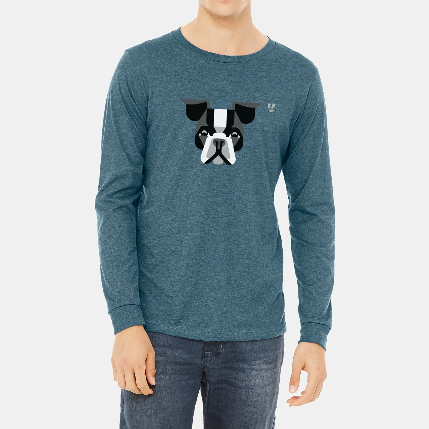 Boston Terrier Unisex Long Sleeve Shirt