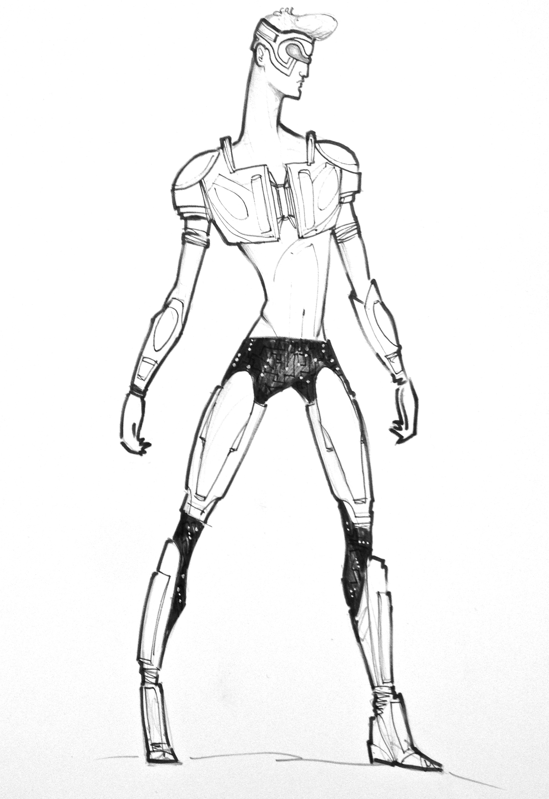  Concept drawing for Asher Levine 