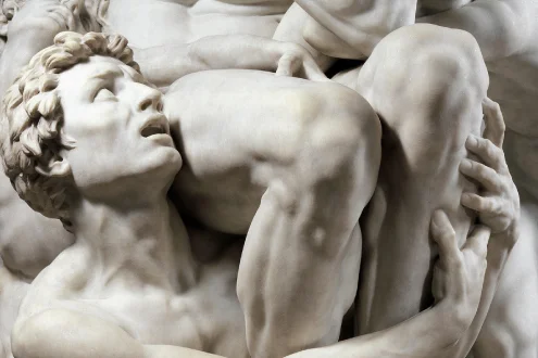 Ugolino and His Sons , modeled ca. 1860–61, executed in marble 1865–67