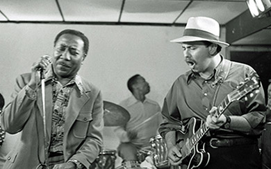 Willie "Big Eyes" Smith, Duke Robillard at Paul's Mall, Boston, 1974. Photo: by Terry Abrahamson